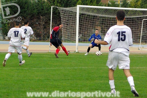 Il gol del pari a firma di Roberto Ortu